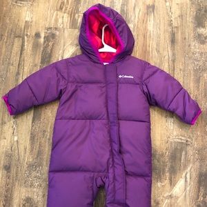 Columbia 12-18M Snuggly Bunny Snow Suit Bunting